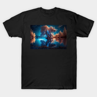 Serene Landscape of Trees and a Lake T-Shirt